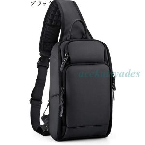 ショルダーバッグ 斜めがけ ボディバッグ ワンショルダー メンズ USB 大容量 防水 多機能 2way  カジュアル ポリエステル