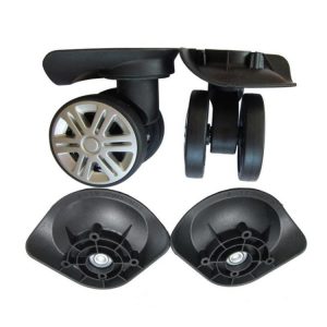 2個セット スーツケース 交換用キャスター 付け替え 交換用タイヤ キャスター ブレーキ付き 修理 車輪 ホイール ローラー キャリーケース 左右セッ